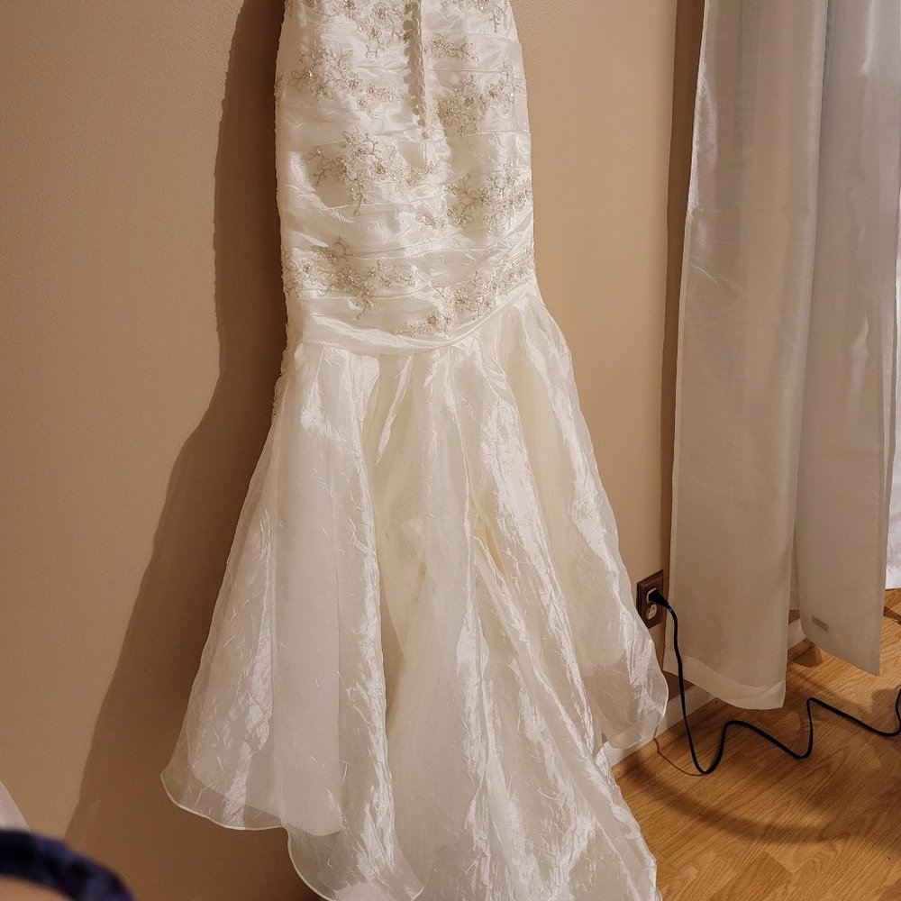 Wedding Dress Ivory La Sposa Size 4 - Picture 2 of 11